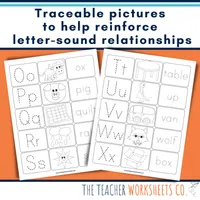 Alphabet Tracing Practice Worksheets – Image 3