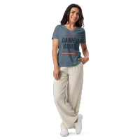 Women’s relaxed v-neck t-shirt – Image 3