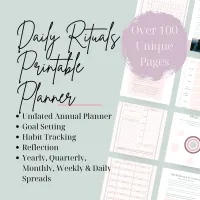 Daily Rituals Printable Planner – Image 1