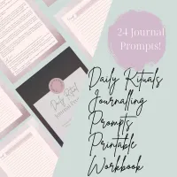 Daily Rituals Printable / Digital Journal Prompts Workbook – Image 1