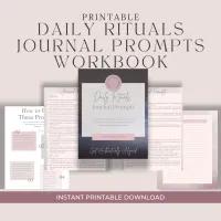 Daily Rituals Printable / Digital Journal Prompts Workbook – Image 3