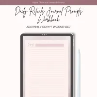 Daily Rituals Printable / Digital Journal Prompts Workbook – Image 4