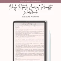 Daily Rituals Printable / Digital Journal Prompts Workbook – Image 6