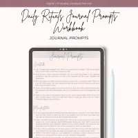Daily Rituals Printable / Digital Journal Prompts Workbook – Image 5