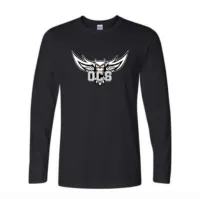 OCS OWL Softstyle Long Sleeve T-Shirt – Black, Large