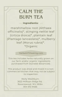 Calm the Burn Tea – Organic Herbal Relief for UTIs – Image 5