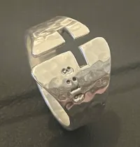 (USD) "The Cross" Declare Ring (Asymmetrical) – Image 1