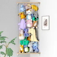 Soft Plush Toy Storage Basket | Animal Design with Handle  – Image 1