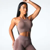 Essence Set Brown Top + Brown Pants – Image 1