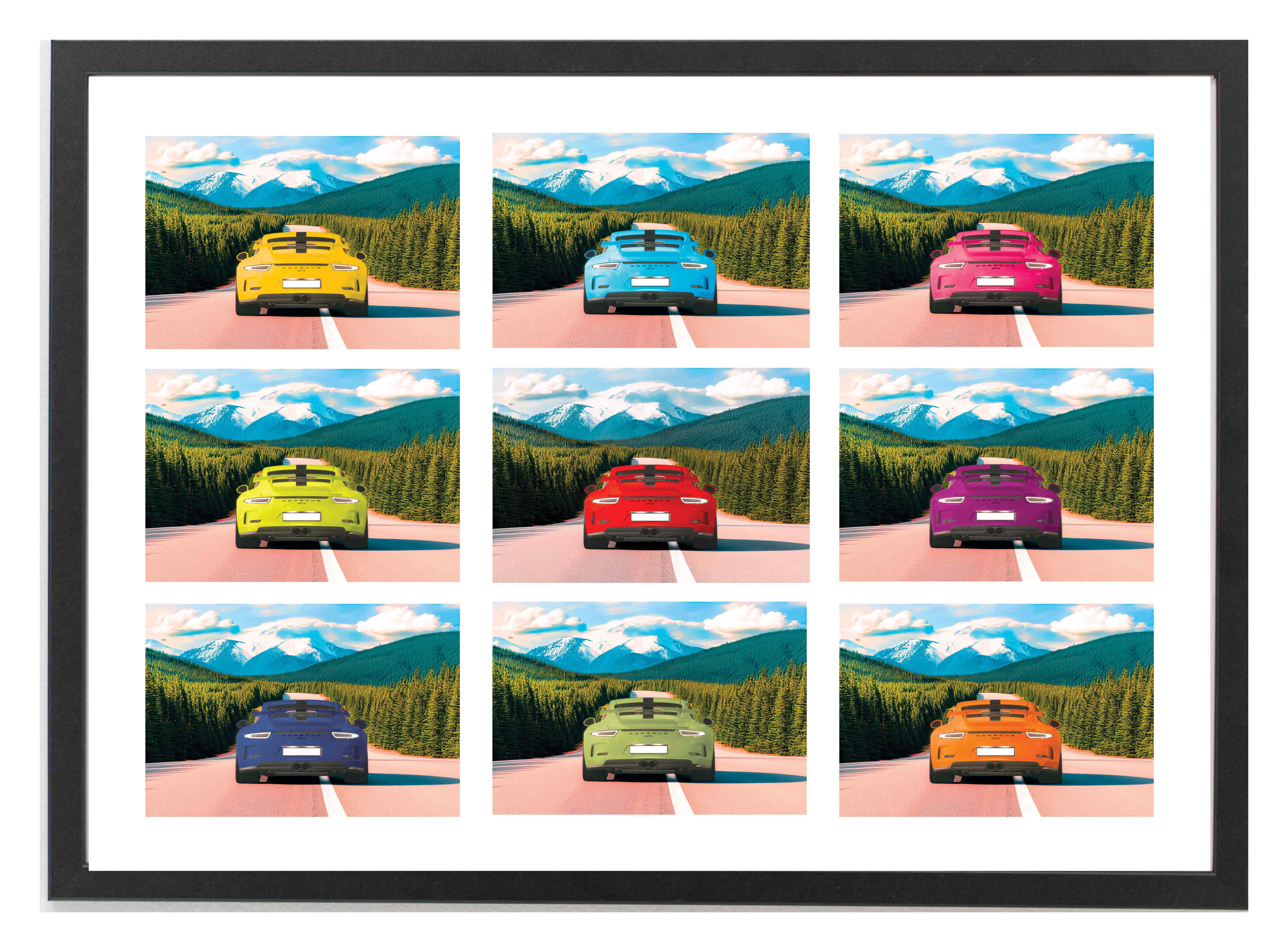 Porsche9 – 8 x 12 black frame