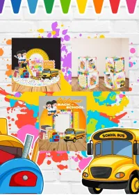 Back To School 1-, Yellow Theme Bundle – Image 1