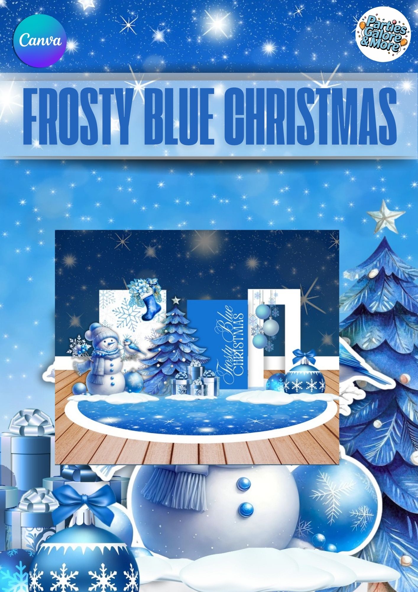 Frosty Blue Christmas Bundle – Image 1