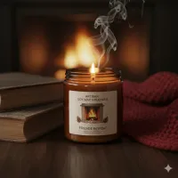 Artisan Soy Wax Candle: "Fireside Retreat" – Image 1