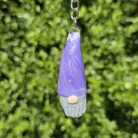 Pixie Gnome Keychain ✨ – Purple