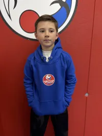 Child Blue FFJudo Hoody – Image 1