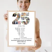 25 Hochzeit Jubiläum Geschenkposter mit Foto – Bild 4