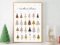 Countdown Weihnachtsposter, Digital Download – Bild 1