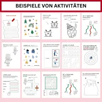 Weihnachtsbrief an den Weihnachtsmann, personalisierte Vorlage, Santa Brief zum Ausdrucken, DIY Weihnachtsbrief, Geschenkidee f – Bild 3