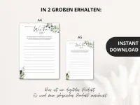 Braut Bingo JGA Spiel, Eukalyptus Druckbar JGA Spiel, Instant-Download, JGA02 – Bild 5