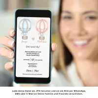Gender Reveal Einladungsvorlage - GR04 – Bild 3