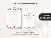 Wer Bin Ich JGA Spiel PDF, Wildblumen Druckbares JGA Spiel, Sofort-Download, Lustiges Spiel Junggesellenabschied – Bild 4