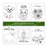 Color-Your-Own Cards for Dad – Image 1