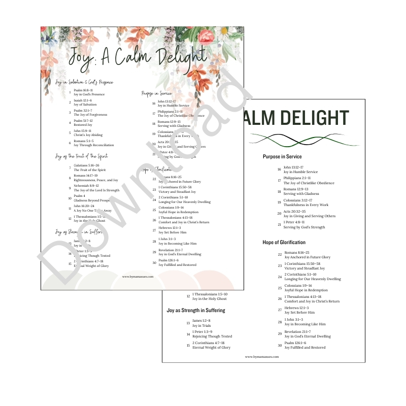 Joy: A Calm Delight – Image 1