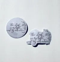 Psalm 27 Sticker – Image 1