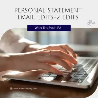Personal Statement Email Edit- 2 Edits (One Initial & Follow Up) – Image 1