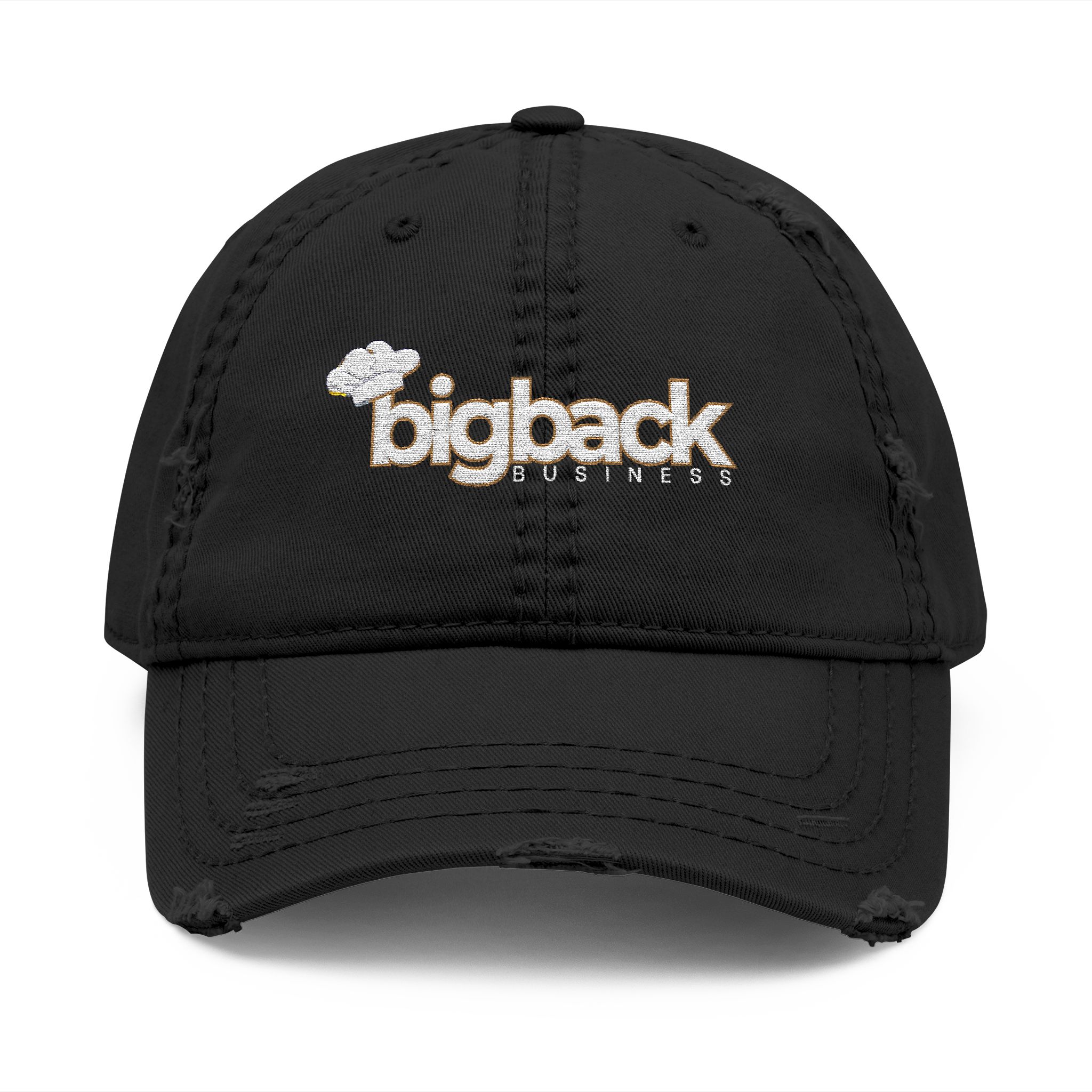 Big Back Business | Distressed Dad Hat, Embroidered Cap – Image 1