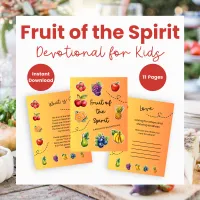 Fruit of the Spirit for Kids Devotional Journal – Image 1