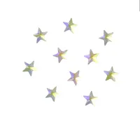 Swarovski Rivoli Star Flatback Crystal AB  – Image 1