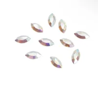 Swarovski Navette Flatback Crystal AB – Image 1