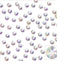 Swarovski Round Flatback Crystal AB – Image 1