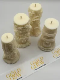 Set de Velones Esculturales “Ivory Heritage” – Image 3