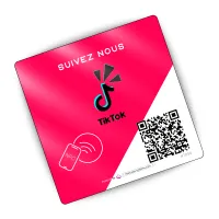 Plaque Tiktok – 1 Pièce 