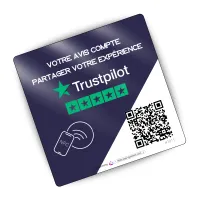 Plaque Trustpilot – 1 pièce