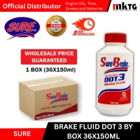 Sure Brake Heavy Duty DOT3 Brake Fluid- By Box – Image 1