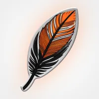 1x Truth & Reconciliation Golden Eagle Feather Pin – Image 1