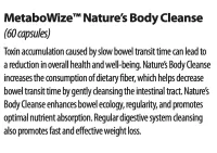 MetaboWize Nature’s Body Cleanse by Xooma – Gentle Detox & Digestive Support – Image 2