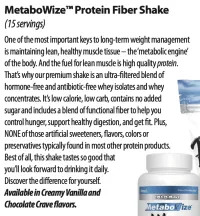 Xooma MetaboWize™ Protein Fiber Shake – Lean Muscle & Weight Management Support – Image 4