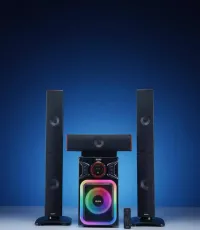 Ailipu SP-6336 3.1 X-BASS Multimedia Speaker System (AC/DC) with LED Poles – Image 1