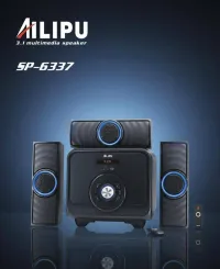 Ailipu SP-6337 3.1 X-BASS Multimedia Speaker System (AC/DC) – Image 1