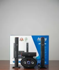 Ailipu 3.1 X-BASS Multimedia Tower Speaker System with AC/DC Power (Model: SP-633S) – Image 1