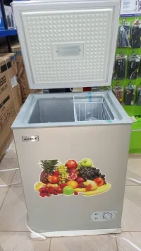 Lima Single Door Compact Chest Deep Freezer (Silver) – Image 2