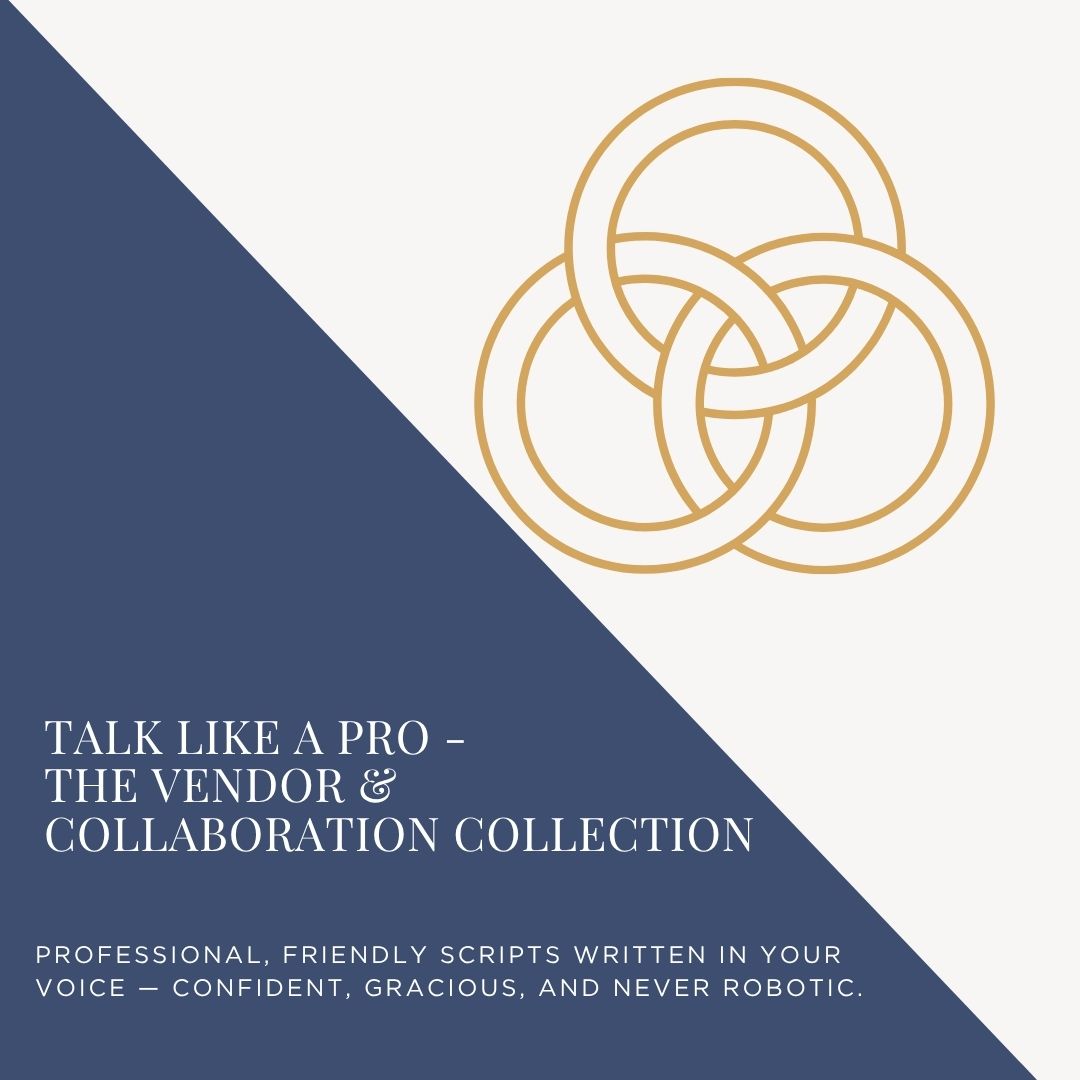 Talk Like a Pro: Vendor & Collaboration Collection – Image 1