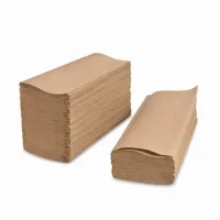  Papier à main brun plis simple - 4000 feuilles / bte – Image 1