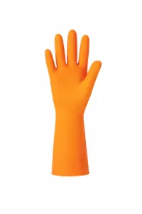 Gants Ansell 208 orange en latex naturel - 12/bte – Image 1