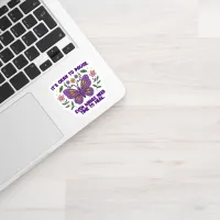 It's Okay to Pause Butterfly Sticker – Image 4