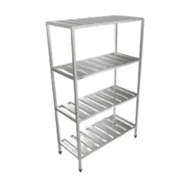 ESTANTE 4 PLANOS INOX VAZADA 01.00x0.50x1.80 – Image 1